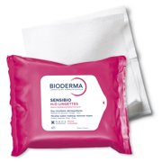 Sensibio H2O Wipes - 25 large makeup removing wipes soaked in micellar water