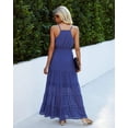 thumbnail image 4 of Vestido Maxi Azul de Tirantes Finos PRETTYGARDEN para Mujer, 4 of 4
