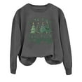 thumbnail image 3 of I Like Them Real Thick And Sprucey Christmas Sweatshirts for Women Long Sleeve Crewneck Funny Graphic Sweatshirt Pullover Top, 3 of 5