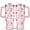 Pink-7, variant on 40oz Strawberry Tumbler with Handle & Straw, Stainless Steel Insulated Cup, Leak Proof Travel Mug, Keeps Drinks Hot/Cold, Nurse Coffee Cup, Gifts for Women Men