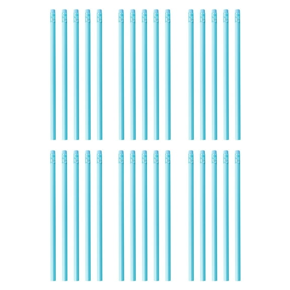 30 Pcs Triangle Pencils Macaron Color Pencils Drawing Pencil with Eraser For Smooth Writing