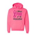 thumbnail image 1 of Unisex I Wear Pink For My Grandma Hoodie Sweatshirt, 1 of 5