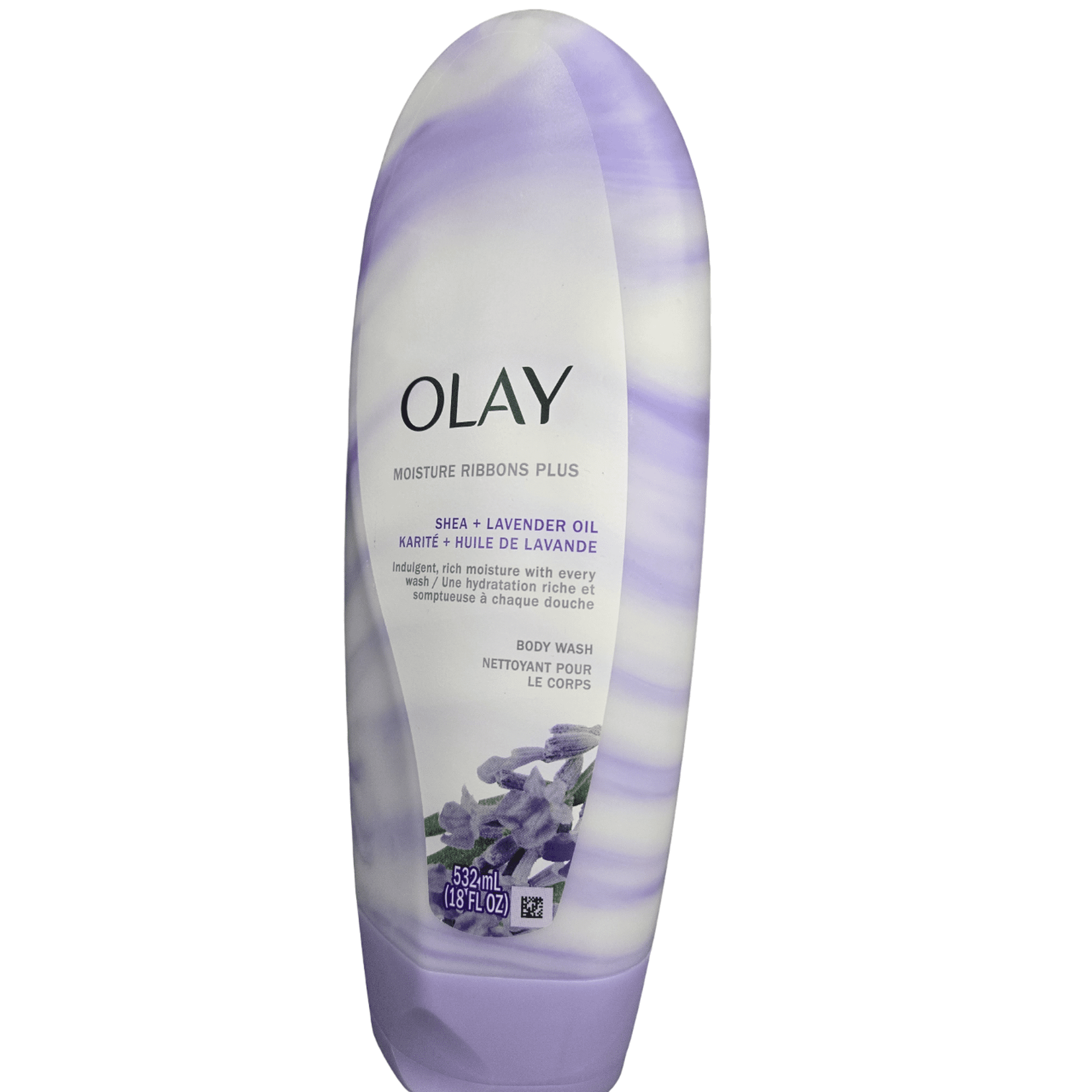 OLAY Moisture Ribbons Plus, Shea plus Lavender Oil 18 oz (Pack of 6)