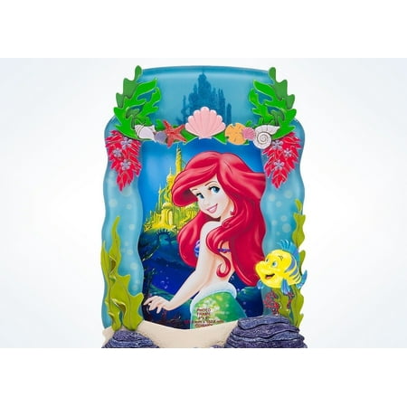 Disney Parks Ariel and Flounder Theme Resin Picture Photo Frame 4x6