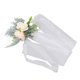 thumbnail image 3 of Arreglo floral para silla, arreglo floral para silla con flores para silla de boda, respaldo de silla con gasa, los mejores materiales, 3 of 8