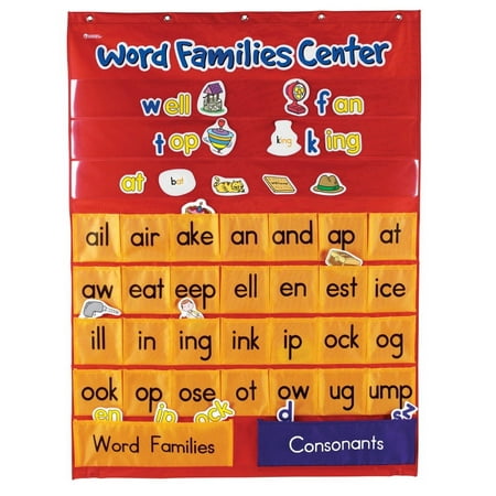 UPC 765023022995 product image for LER2299 - Word Families & Rhyming Center Pocket Chart by Learning Resources | upcitemdb.com