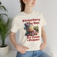 thumbnail image 4 of Strawberry Days, Bella & Canvas, Cotton Short Sleeve T-Shirt, XS - 4XL, 4 of 5