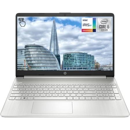 HP 15 Laptop, 11th Gen Intel Core i5-1135G7, 16GB DDR4 RAM, 1TB PCIe SSD, 15.6"HD(1366 x 768), Touch-Screen, Intel Iris Xe,Wifi 5, Windows 11 Home, Silver
