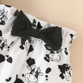 thumbnail image 7 of Kaprioy Girls Summer Outfits Cute Ruffle Sleeve Cow Print Romper Shorts Set Soft Infant Newborns Toddlers Outfits, 7 of 7