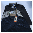 thumbnail image 2 of Age of Wisdom Men's Ultra Soft Long sleeves Classic Fit 1/4 Zip Knit Pullover  L/Black, 2 of 2
