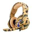 thumbnail image 2 of Auriculares Para Juegos De Pc Auriculares Supraaurales Para Juegos Con Micrófono Luz Led Cancelación De Ruido Y Control De Volumen Monstrate EL011213-00, 2 of 5