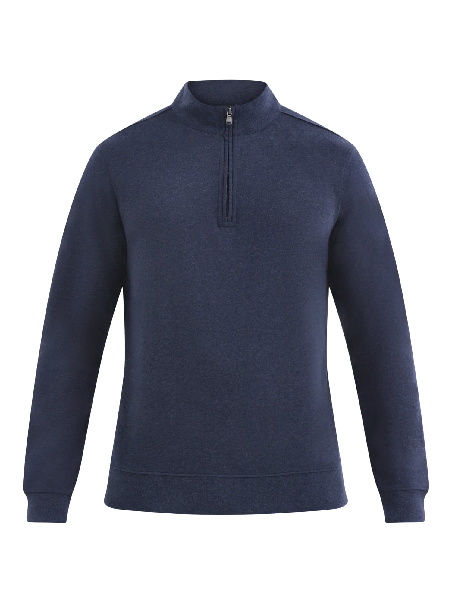 George Men's and Big Men's Knit Jersey Quarter Zip Pullover with Long Sleeves, Sizes S-3XL