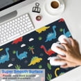 thumbnail image 4 of Long Mouse Pads for Desk,DarkBlue Dinosaurs Clouds Palms Pattern Desk Mats on Top Of Desks, Desk Mouse Pad Extra Large with 3mm Non-Slip Base and Stitched Edge for Gaming,Office,Work,Home 31.5"x15.7", 4 of 6
