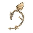 thumbnail image 1 of Pendiente de dragón sin agujeros para oreja izquierda, pendiente de aleación chapado, joyería adecuada para mujeres Wmkox8yi  sjalhkljlk4323, 1 of 1