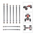 thumbnail image 2 of RC Parts for SCX10 II 1:10 RC Crawler Model Car Modified Vehicle Decor Accs 8pcs link rod, 2 of 8