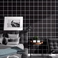 thumbnail image 2 of 1pc, Self-adhesive Wallpaper Waterproof Solid Color Wall Art Sticker Bedroom Living Room Bedroom Shop Decoration Wallpaper Gray Plain Color Wall Stickers, 2 of 4