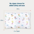 thumbnail image 5 of Wildkin Kids Microfiber Standard Pillowcase for Boys and Girls - 30 x 20 Inches (Mermaids Blue), 5 of 9