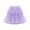 Light Purple, variant on LNZGNM Tulle Multi-Layer Tutu for Girls Elastic Above Knee Skirt Princess Fluffy Pettiskirts for Cosplay, Black