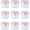 0.5 OZ, variant on 10 count 10 Gram/10ml Empty Jars Clear Frosted Glass Cream Jar Pot Bottles with Rose Container Refillable Glass Eye Cream Jar Pot for Lotion Eyeshadow Lip Balms ...