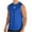 hgg339-Blue, variant on Mens Casual Tank Top Solid Color Mesh Workout Tops Round Neck Pullover Sports Sleeveless Fashion Summer Tops Gym Shirt Wicking Mesh Breathable Muscle Tee