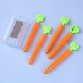 thumbnail image 3 of Clips para sellado de zanahorias, Clip para bolsas de alimentos PP, imanes para refrigerador, zanahorias, con caja de almacenamiento, 5 uds., 3 of 5