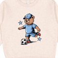 thumbnail image 3 of Inktastic Boys Soccer Bear Toddler Sweatshirt, 3 of 4