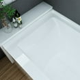 thumbnail image 5 of Eviva Nova Alcove 60 in. Acrylic Bathtub with Left Hand Drain, 5 of 5