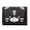 Black, variant on Fashion ID Short Wallet Cartoon Cat Prints Women Hasp Purse Multiple Card Slots Clutch Bag Phone Bag