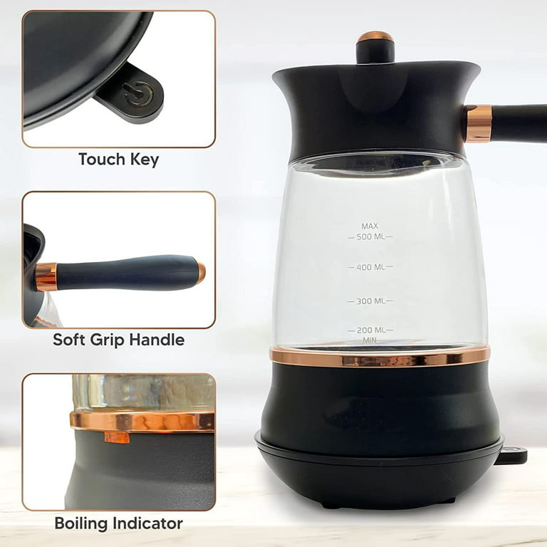Arabic, Greek, & Turkish Electric Coffee Maker Machine Pot Warmer Kett