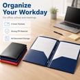thumbnail image 5 of 1 Pcs Plastic Folders with Pockets and Prongs, Assorted Colors, Pocket Folders, Two Pocket Folder, 3 Prong Folders with Pockets for School&Office(Red), 5 of 8