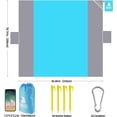 thumbnail image 2 of Manta de playa Covacure, 200 x 210 cm, impermeable y resistente a la arena, 2 of 7
