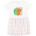 thumbnail image 3 of Inktastic 2nd Birthday Teddy Bear Girls Toddler Dress, 3 of 5