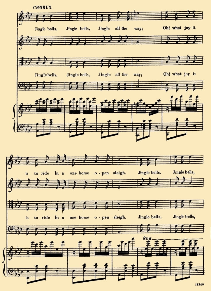 Jingle Bells 2 Pierpont James (18221893) Poster Print by Jingle Bells 2 (24 x 36)