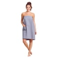thumbnail image 3 of Women's Waffle Spa/Bath Wrap - Soft, Light, and Comfortable with Adjustable Closure for Swift Drying, 3 of 4
