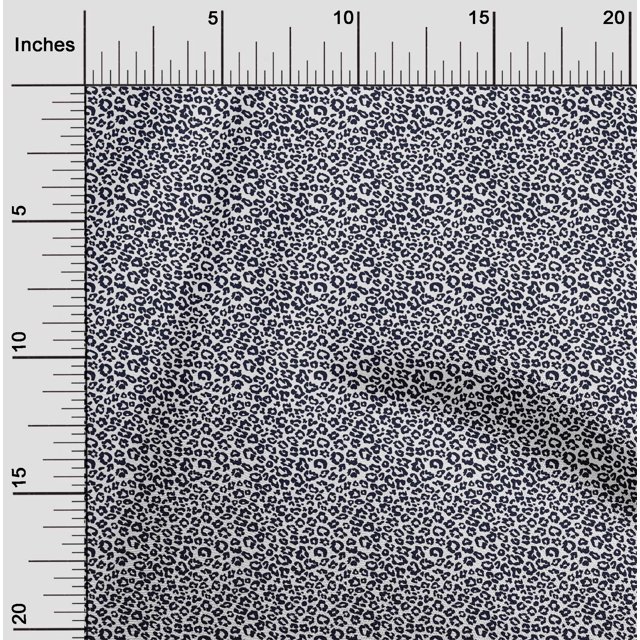 oneOone Silk Tabby Fabric Leopard Animal Skin Print Fabric BTY 42 Inch Wide