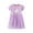 Light Purple, variant on Hotiary Toddler Baby Girls Summer Short Sleeve Tulle Dress Sundress Kids Princess Casual Cartoon Printed Beach Party Dresses, 2-7 Years