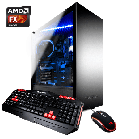 iBUYPOWER ARC031A - Gaming Desktop PC - AMD FX 6300 - 8GB DDR3 Memory - NVIDIA GeForce GT 710 1GB - 120GB SSD - Windows 10 64bit(Monitor not Included) -