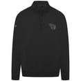 thumbnail image 2 of Men's Levelwear Black Cleveland Guardians Murray Nightfall Quarter-Zip Top, 2 of 3