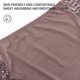 thumbnail image 4 of Qarigey Mujeres Encaje Ropa interior sin costuras Calzoncillos transpirables de cintura media para niñas Dama Ropa interior café 4XL, 4 of 6