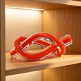 thumbnail image 2 of Glass Art Knots Decors Hand Blown Glass Knots Sculptures Glass Knotted Figurine, 2 of 10