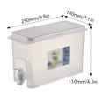 thumbnail image 3 of leyfeng Refrigerador casero Hervidor frío con grifos Tetera de frutas de gran capacidad Cubos de agua de verano Cubo de hielo, 3 of 6