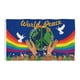 thumbnail image 2 of Banderas Grandes De Poliéster,Bandera De La Paz Mundial Bandera De La Paz Mundial De Poliéster Banderas Resistentes A La Decoloración Impulsadas Por El Rendimiento, 2 of 8