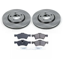 Ultimate Brakes Front Ceramic Brake Pad and Rotor Kit with Hardware WM80786