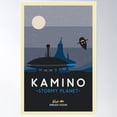 thumbnail image 2 of Kamino Stormy Planet Poster Poster Wall Art, Modern Wall Decor For Living Room Bedroom, 24x36 UNFRAMED, 2 of 3