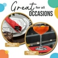 thumbnail image 4 of 100 Count Crown Display Red Cocktail Napkins, 4 of 9