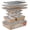 Gold, variant on 8-Piece Stackable Bakeware Set - Aluminized Steel with Ceramic Non-Stick Coating, Healthy Baking, Ergonomic Handles, Cooling Rack, Non-Toxic, Oven-Safe, Durable Quality