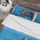 thumbnail image 4 of Designart 'Cliffs By The Blue Ocean' Juego de Funda Nórdica Náutica y Costera, 4 of 5