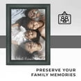 thumbnail image 3 of 44x24 Frame Black Real Wood Picture Frame Width 2 inches | Interior Frame Depth 0.5 inches | Beaded, 3 of 8