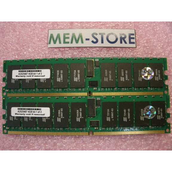 A2525487 A2544592 4GB (2X2GB) DDR2-400 Memory DELL POWEREDGE SC1420 SC1425 New (3rd Party)