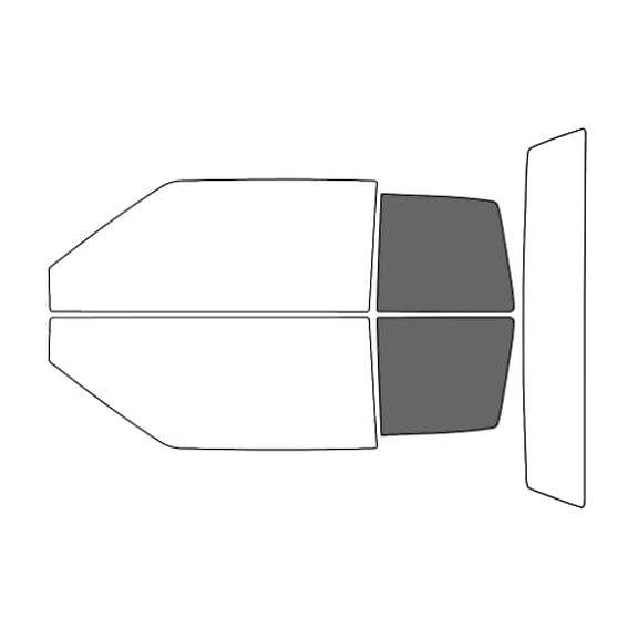 Rvinyl Window Tint Kit Compatible with Cadillac Deville 1990-1993 (Coupe) - Back Precut Kit - 35%